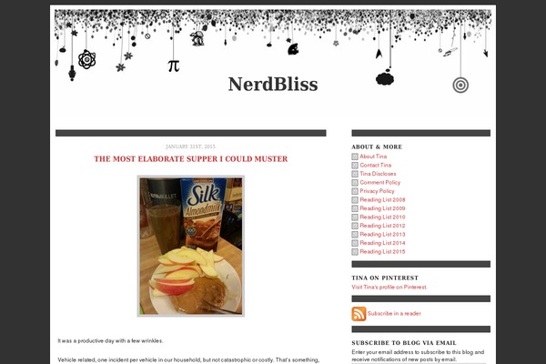 nerdbliss.com site used Daydreams