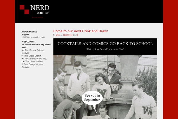 nerdcomics.com site used Wiredrive-classic