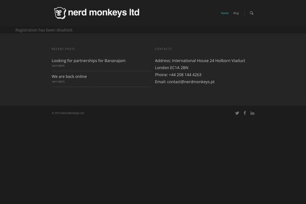 Salient theme site design template sample