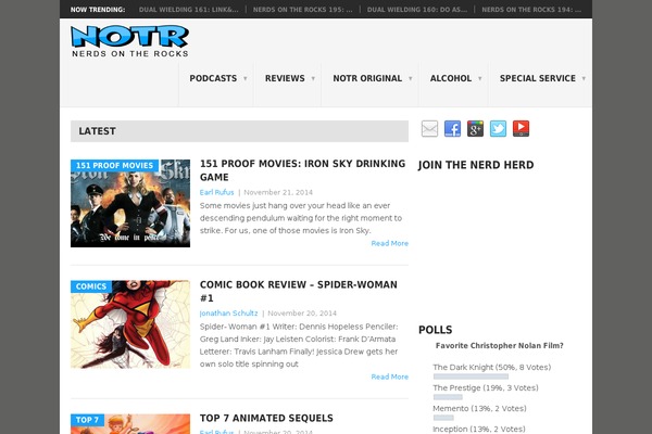 Hueman theme site design template sample