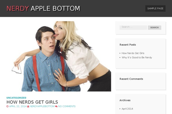 nerdyapplebottom.com site used Hereyago