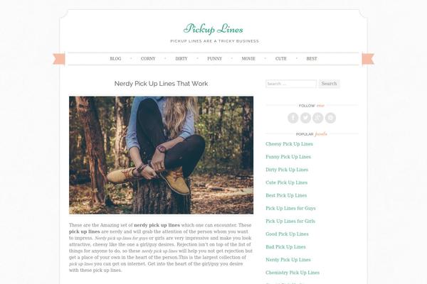 Sugar and Spice theme site design template sample