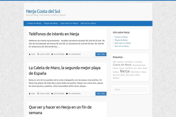 Travelify theme site design template sample