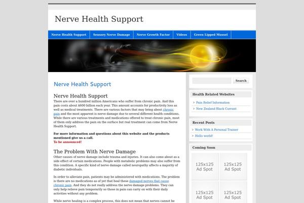 nervehealthsupport.com site used zeeMagazine
