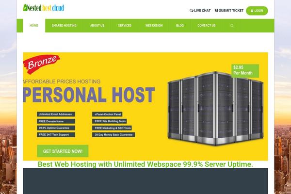 Arkahost theme site design template sample