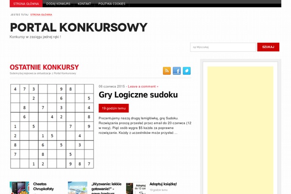 net-konkursy.pl site used Shakey
