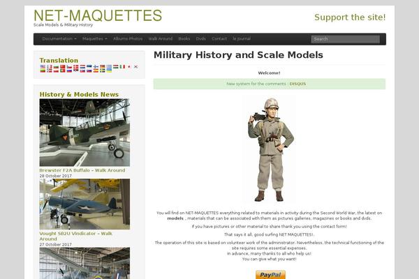 net-maquettes.com site used The-bootstrap-master