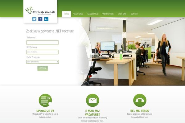 net-professionals.nl site used Phpprofessionals