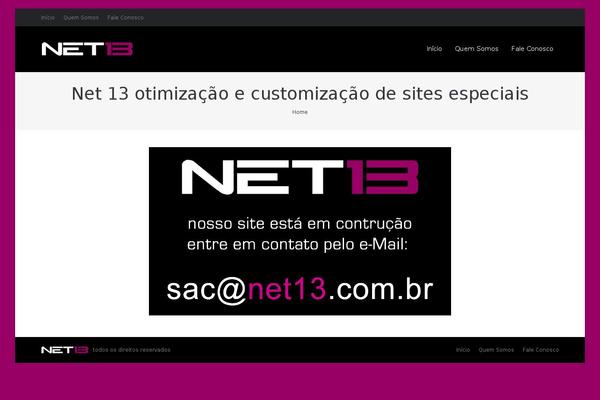 net13.com.br site used Net_13