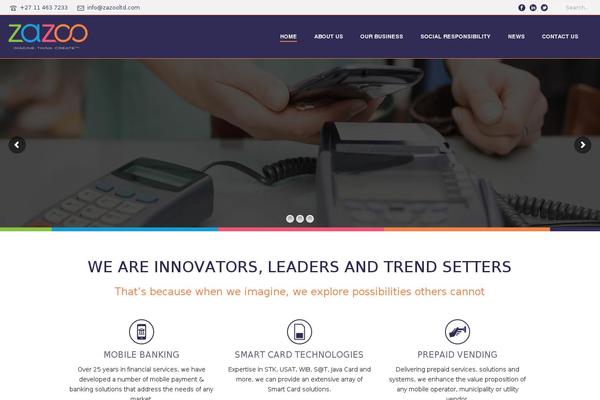 Jupiter theme site design template sample
