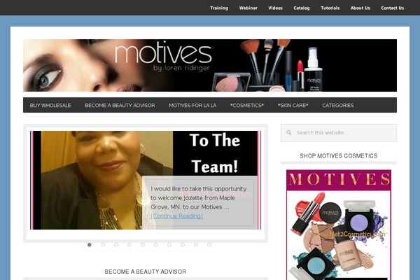 WordPress website example screenshot