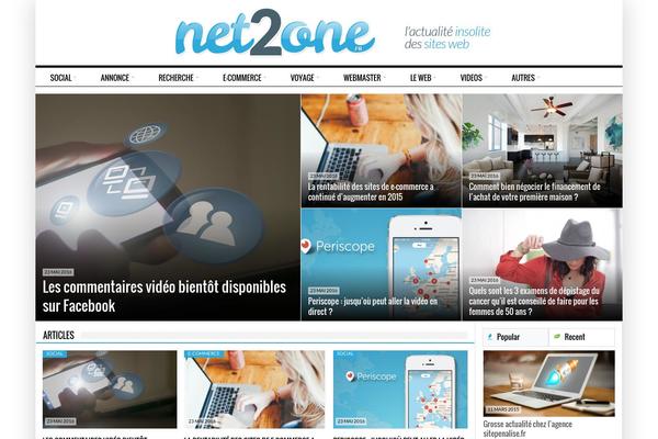 NewsCore theme site design template sample