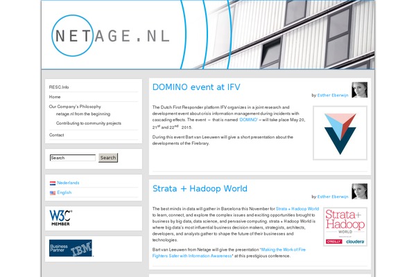 netage.nl site used Netage2013