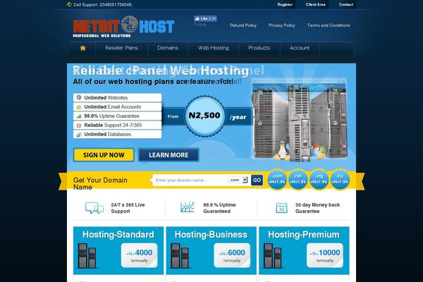 netbithost.com site used Supreme-host-v1-0