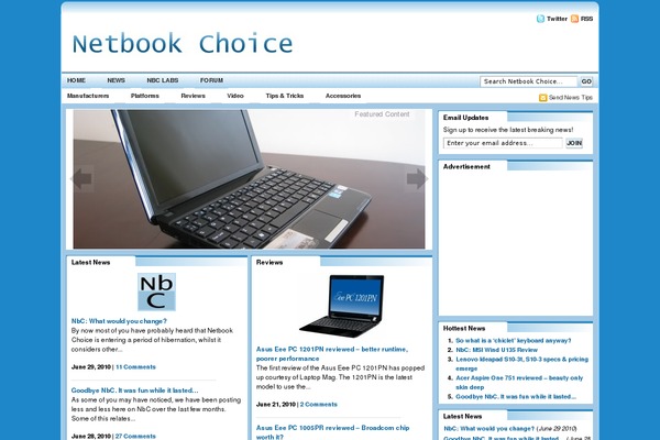 netbookchoice.com site used Netbookc