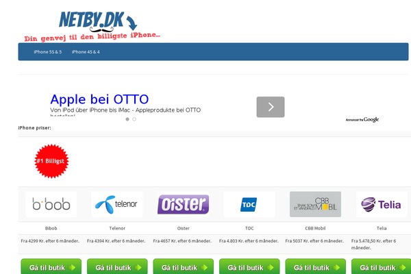 netby.dk site used Gold
