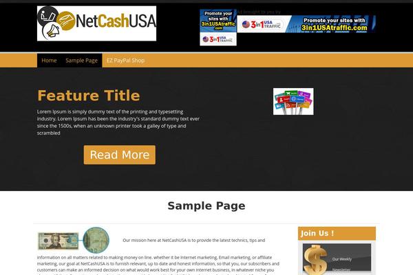 WP Invictus theme site design template sample