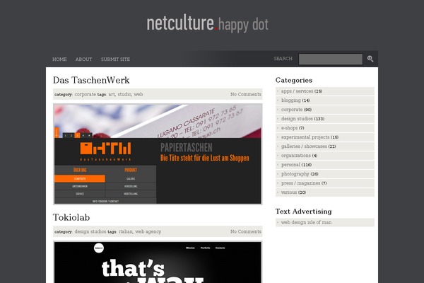 netculture.gr site used Netculture