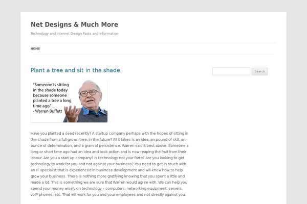 Twenty Twelve theme site design template sample