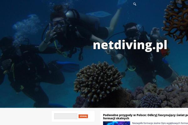 netdiving.pl site used Fast Press