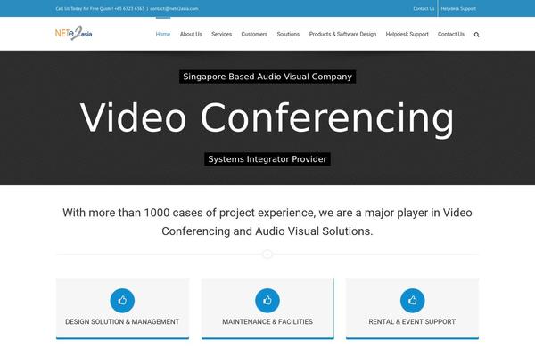 Avada theme site design template sample