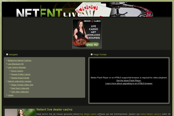 netentlivecasino.net site used Netent-thema-25072013