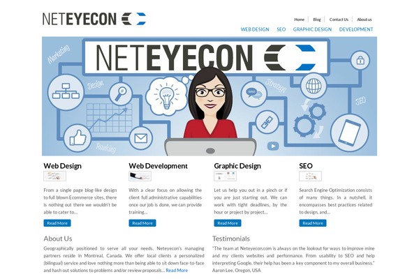 neteyecon.com site used Online-responsive