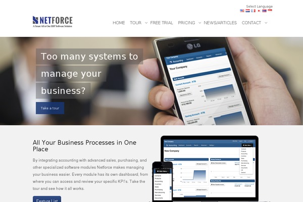 netforce.com site used Netforce