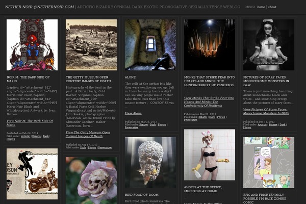 nethernoir.com site used Foliogrid_dark