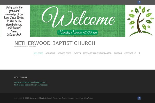netherwoodbaptistchurch.com site used Interface