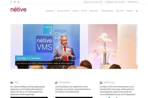 netive.nl site used Netive