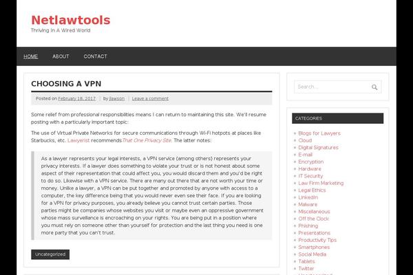 WordPress website example screenshot