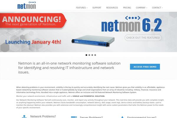 netmon theme websites examples