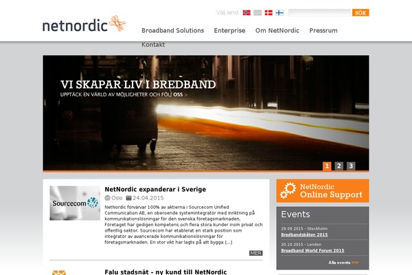 netnordic.se site used Netnordic