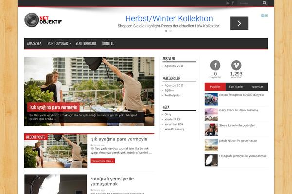 Jarida theme site design template sample