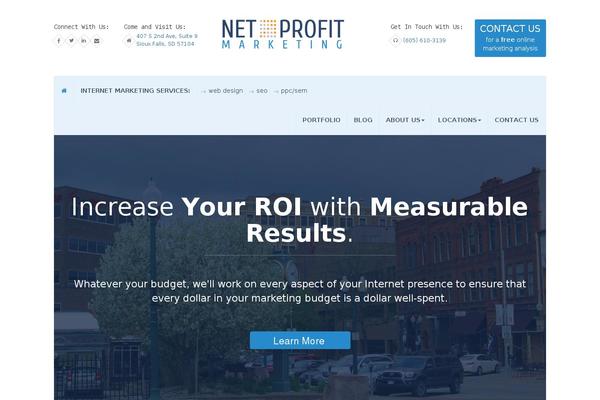 netprofitmarketing.com site used Npm_template