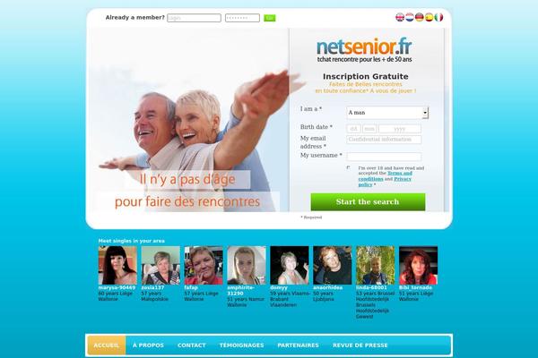 netsenior.fr site used Blue-chronicles