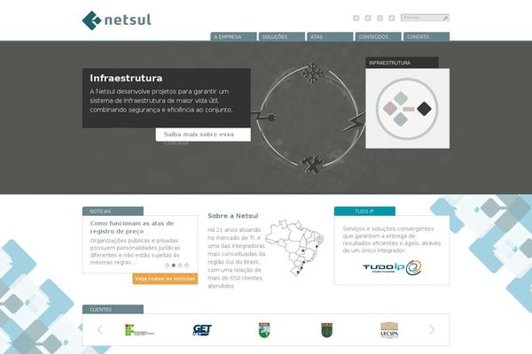 netsul.com.br site used Netsul