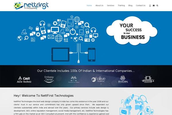 Mist theme site design template sample