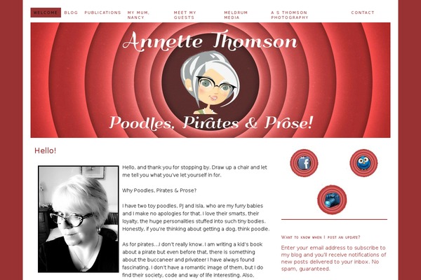 Thesis 1.8.5 theme site design template sample