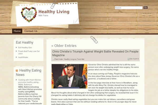 WordPress website example screenshot