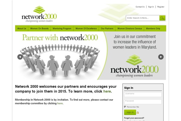 network2000md.org site used Network2000