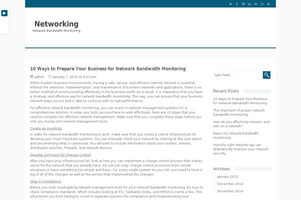 networkbandwidthmonitoring.net site used my way