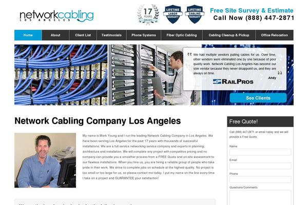 networkcablinglosangeles.com site used Networkcablinglosangeles