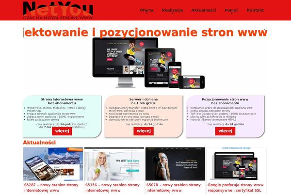 netyou.pl site used Theme53388