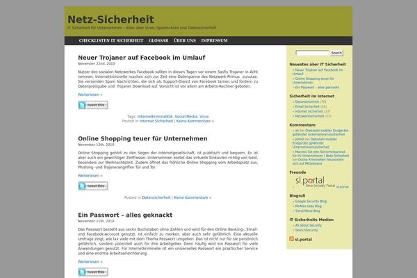 WordPress website example screenshot