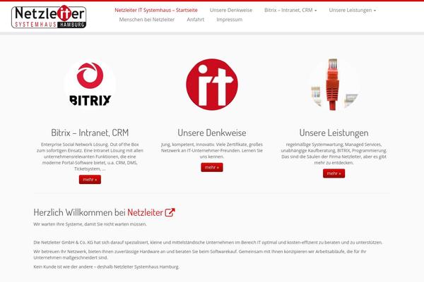 Customizr theme site design template sample