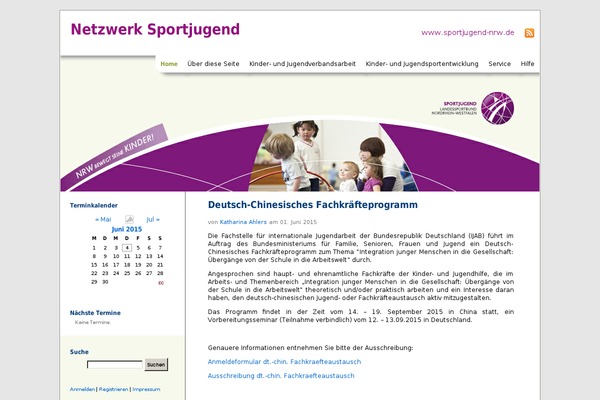 netzwerk-sportjugend.de site used Netzwerk-sportjugend