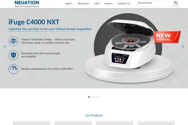 neuation.com site used Accumax