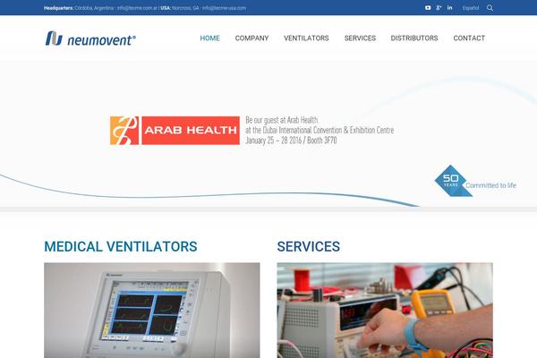 WordPress website example screenshot